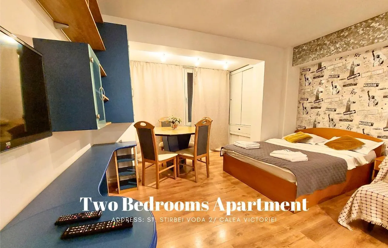 Apartment Comfy&Bright 2Bd Family-Friendly Apt Amazing View Bucharest Romania