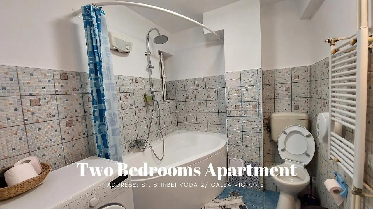 Apartment Comfy&Bright 2Bd Family-Friendly Apt Amazing View Bucharest